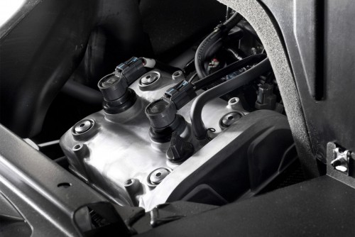 Powerful twin cylinder engine